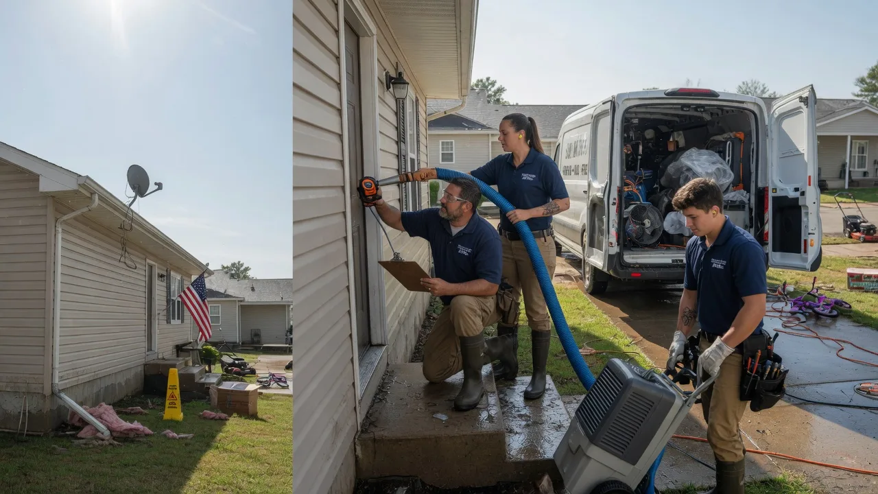 Ceiling Water Damage Restoration in Rumford, ME near me